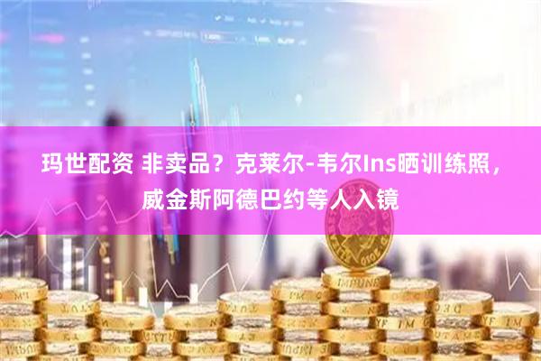 玛世配资 非卖品？克莱尔-韦尔Ins晒训练照，威金斯阿德巴约等人入镜
